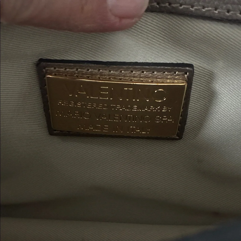 Valentino Pewter Studded Mini Handbag - Picture 4 of 9